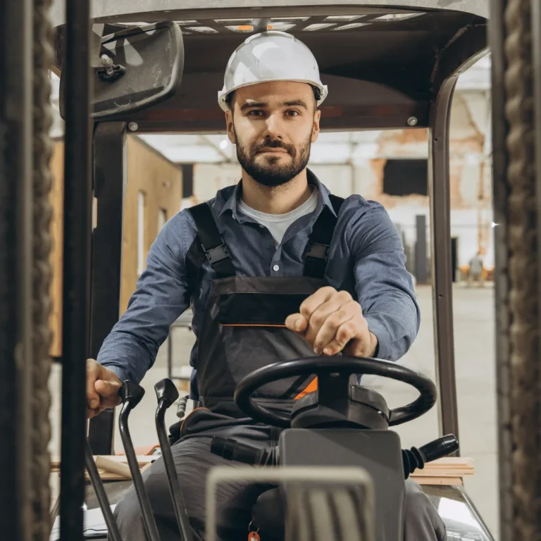 Frontstaplerfahrer